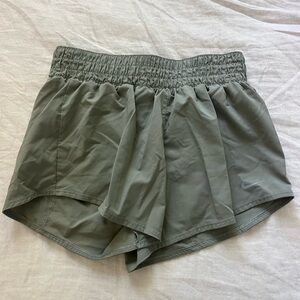 Nike Women's Athletic Shorts in Olive